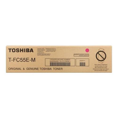 TOSHIBA originální toner TFC55EM, 6AG00002320, magenta, 26500str.