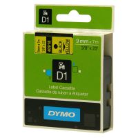 DYMO 40918, S0720730, černý tisk/žlutý podklad, 7m, 9mm, D1 (2)