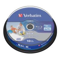 VERBATIM 43804 - BD-R SL Hard Coat protective layer 25GB Pack Spindle 6x 10-pack pro
