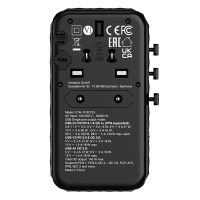VERBATIM 32125 - Cestovní adaptér univerzální UTA-10 GaN III 2x USB-C PD a QC 4+ 1x USB-C (4)