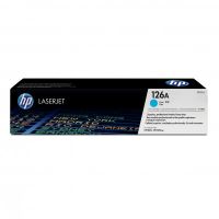 HP originální toner CE311A, HP 126A, cyan, 1000str. HP originální toner CE311A, HP 126A, cyan, 1000str.