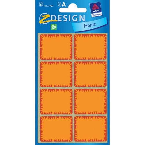 AVERY Z-DESIGN Oranžové 36x28mm - 3702