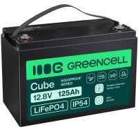 Green Cell CUBE LiFePO4 125Ah 12.8V 1600Wh lithium Iron fosfátová baterie pro, Solar, Off-