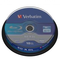 VERBATIM 43746 - BD-R Dual Layer 50GB cake box 6x 10-pack pro archivaci dat