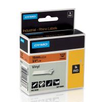 DYMO 18436, S0718500, černý tisk/oranžový podklad, 5.5m, 19mm, RHINO vinylová profi D1