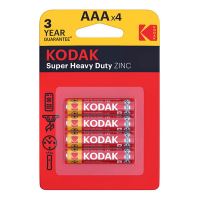 Baterie jednorázová zinkochloridová, tužková, AAA, 1.5V, Kodak, blistr, 4-pack, KOD-R3, Ex Baterie jednorázová zinkochloridová, tužková, AAA, 1.5V, Kodak, blistr, 4-pack, KOD-R3, Ex