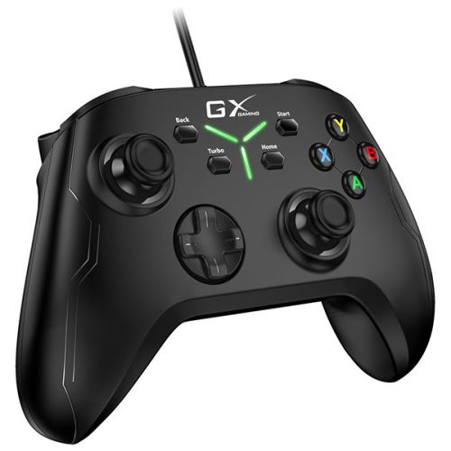 Gamepad Genius GX Gaming MaxFire GX-21UV, 18tl., USB/PS3/PS4, černý