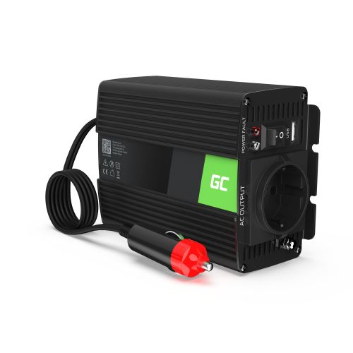 Green Cell ® měnič napětí 12V na 230V, 150W/300W