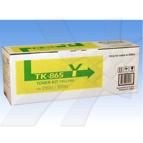 KYOCERA originální toner TK865Y, 1T02JZAEU0, yellow, 12000str.