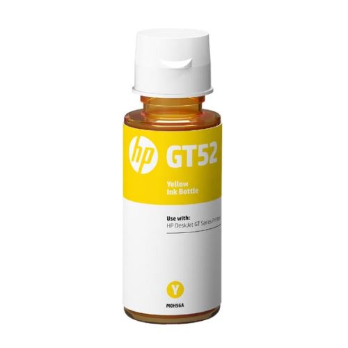 HP originální ink bottle M0H56AE, HP GT52, yellow, 8000str., 70ml