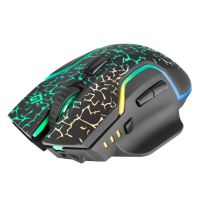 Myš bezdrátová, Defender Oneshot GM-067 LED, černá, optická, 3200DPI (1)