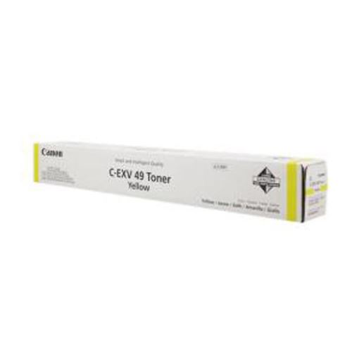 CANON originální toner C-EXV49 Y, 8527b002, yellow, 19000str.