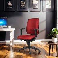 Powerton Kancelářské ergonomické křeslo Hana, Červené (6)