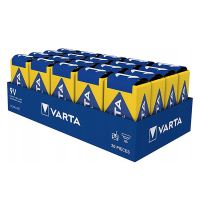 Baterie alkalická, 9V (6LR61), 6LR61, 9V, Varta, fólie, 20-pack, VAR-9VAIND, Industrial Pr Baterie alkalická, 9V (6LR61), 6LR61, 9V, Varta, fólie, 20-pack, VAR-9VAIND, Industrial Pr