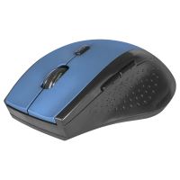 Myš bezdrátová, Defender Accura MM-365, černo-modrá, optická, 1600DPI (1)