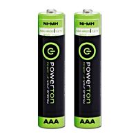 Nabíjecí baterie, AAA (HR03), 1.2V, 900 mAh, Powerton, blistr, 2-pack (1)
