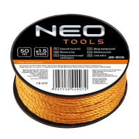 Zednický provázek 50 m 49-905, NEO TOOLS Zednický provázek 50 m 49-905, NEO TOOLS