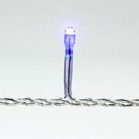 LED osvětlení, řetěz, 10m, 220-240 V (50-60Hz), 6W, modrá, transparentní kabel, 30000h, 10 (2)