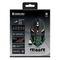 Myš bezdrátová, Defender TRIGGER GM-934, černá, optická, 3200DPI (9)