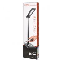 Virone kancelářská lampa Isiyo, hliník+ABS, černá, 390lm, 3 druhy svícení, IP20, bezdrátov (11)