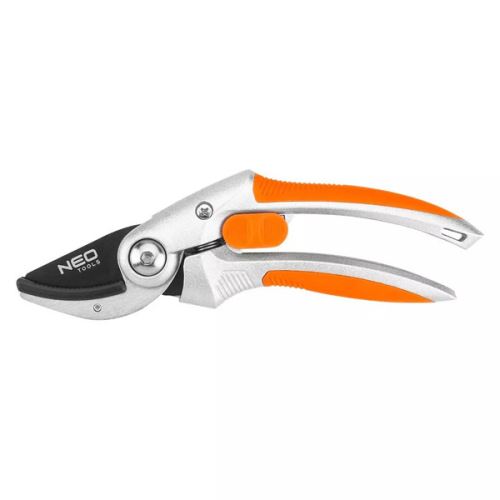 Neo Tools Kovadlinové zahradní nůžky, průměr řezu 20mm, délka 210mm, délka čepele 43mm, er
