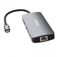 VERBATIM 32152 - USB (3.2) hub 9-port šedý délka kabelu 15cm 2x USB C 3x USB A 1x HDM (1)