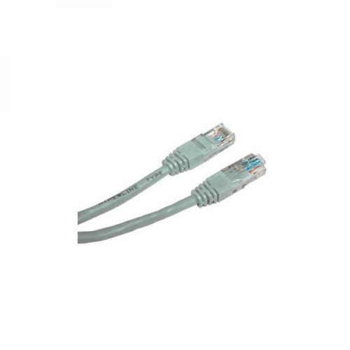 Síťový LAN kabel UTP patchcord, Cat.5e, RJ45 samec - RJ45 samec, 7 m, nestíněný, šedý, Log