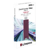 Kingston USB flash disk, USB 3.0, 256GB, DataTraveler Max, vínový, DTMAXA/256GB, USB A (4)