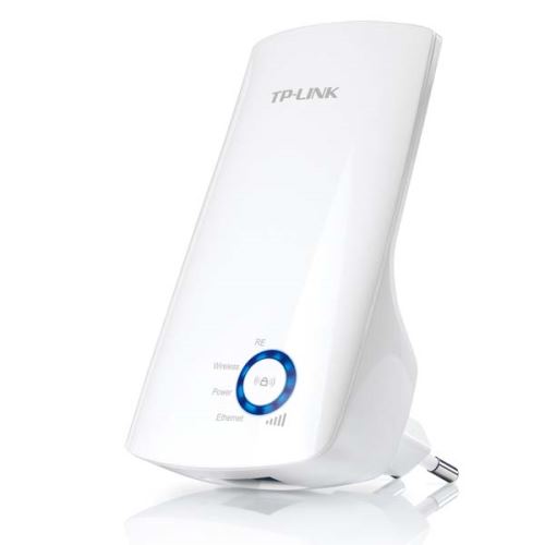 TP-LINK extender TL-WA850RE 2.4GHz, 300Mbps, integrovaná anténa, 802.11n, ethernetový most
