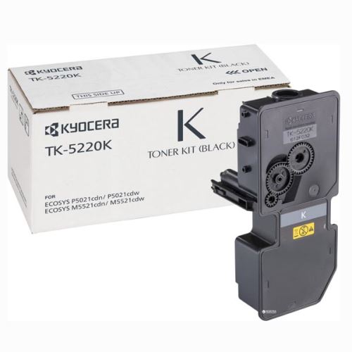 KYOCERA originální toner TK-5220B, 1T02R90NL1, black, 1200str.