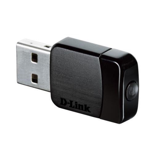 D-LINK USB klient DWA-171 2.4GHz a 5GHz, IPv6, 433Mbps, integrovaná anténa, 802.11ac, Ultr