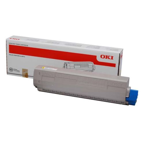 OKI originální toner 44844613, yellow, 7300str.