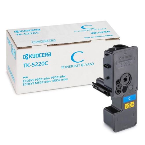 KYOCERA originální toner TK-5220C, 1T02R9CNL1, cyan, 1200str.