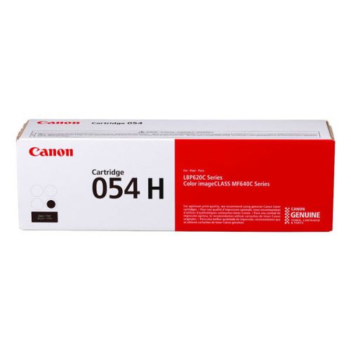 CANON originální toner 054 H K, 3028C002, black, 3100str., high capacity