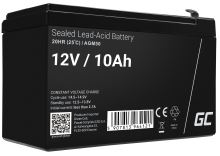 Green Cell bezpečnostní bezúdržbová baterie AGM VRLA 12V 10Ah pro UPS jednotky Green Cell bezpečnostní bezúdržbová baterie AGM VRLA 12V 10Ah pro UPS jednotky