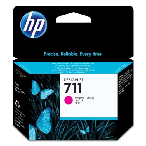 HP originální ink CZ131A, HP 711, magenta, 29ml