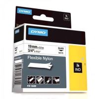 DYMO 18489, černý tisk/bílý podklad, 3.5m, 19mm, RHINO nylonová flexibilní