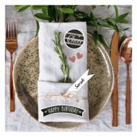 AVERY Z-DESIGN Dekorační etikety, Narozeniny tmavé (1)
