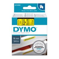 DYMO 45808, S0720880, černý tisk/žlutý podklad, 7m, 19mm, D1 (1)