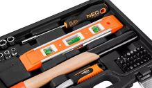 Sada nářadí, 10-200, 60 ks, velikost 1/4, kufřík,, NEO TOOLS (5)