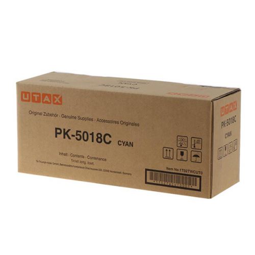 UTAX originální toner 1T02TWCUT0, PK-5018C, cyan, 11000str.