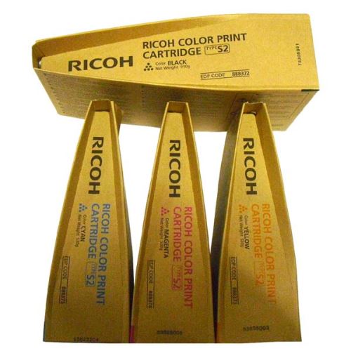 RICOH originální toner 888375, Tyyp S2, cyan, 18000str.