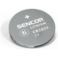 Baterie lithiové, CR2025, CR2025, 3V, Sencor, blistr, 1-pack (3)