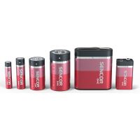 Baterie zinkouhlíková, C (LR14), malý monočlánek, C, 1.5V, Sencor, blistr, 2-pack (6)