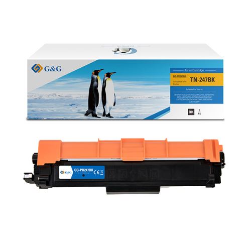 G&G kompatibilní toner s BROTHER TN247BK, NT-PB247BK, black, 3000str.