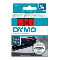 DYMO 40917, S0720720, černý tisk/červený podklad, 7m, 9mm, D1 (1)