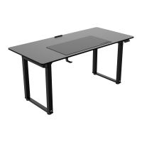 Pracovní stůl, elektricky nastavitelná výška, 160X75 cm, 74-116 cm, UPLIFT, s XXL podložko (6)