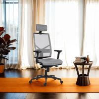 Powerton Kancelářské ergonomické křeslo Marie, Šedé (6)
