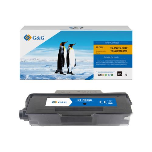 G&G kompatibilní toner s BROTHER TN3280, NT-PB650, black, 8000str.