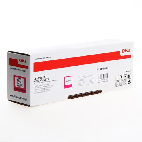 OKI originální toner 46490402, magenta, 1500str.